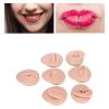 Piercing Kit, Silicone Body Parts Practice Set with Display Holder, Fake Tongue Mouth Nose Eye Navel Ear Pads for Piercing Training, Acupuncture Teaching and Display view 4