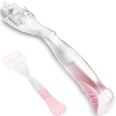 Replacement Razor Handle Compatible with Gillette Venus - Non-Slip Ergonomic Grip, Pink Handle Only (Fits Most Venus Blades) (1)