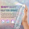 IONSGAKO Body Glitter Spray, 150ML Shiny Glitter Spray for Hair Body and Clothes, Long-Lasting Quick-Drying Holographic Ultra Fine Powder Glitter Hairspray for Festival Rave Stage Prom 5.2 Fl Oz view 2