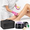 BOHEMIABY Portable Wax Warmer Bag, Waxing Machine Storage Organizer Case for Hard/Soft Wax Pots, Tools, Accessories with Separators, Mesh Pockets for Beauticians, Home Salon & Travel view 4