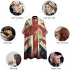 Vintage Union Jack British Flag Hair Cutting Cape for Women, Anti-Static Professional Hairdressing Salon Cape, Lightweight Barber Cape for Men, Waterproof Barber Capes, 47.6 X 40.5 Inches view 3