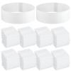 200-Pack Disposable Non-Woven Headbands, Soft Stretchable Hair Bands For Salon And Skin Care, Convenient Closure For Easy Use view 3