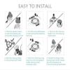 SH70 Replacement Blade Kit Compatible for Philips Norelco, 7000 Series Shavers S7310, S7350, S7780, S7510, S7720, S7010, S7310, S7780, S7510, S7720 Shaver Replacement Blades(9pcs) view 4