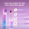 DEARMAY LA PISTE LIP TINT LP06 Blissful 0.14 oz. long lasting lip stain with glossy finish and lightweight texture, non sticky, hydrating formula with no flaking and glassy vivid tint, korean makeup view 3