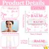 50 Pack Pink Bow Lip Balm Gifts Bulk, Moisturizing and Nourishing Lip Balm Gifts, Appreciation Bachelorette Party Favor for Women Coworker Birthday Party Supplies Decorations view 3