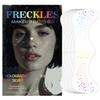 10 Pcs Holographic Multicolor Glitter Freckles, Glow Up Laser Silver Glitter Freckles Face Tattoo, Waterproof Face Sparkle Freckles, Long-lasting 48h Temporary Tattoos for Women view 1