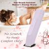 2 in 1 Women Electric Shaver - Dual Head Bikini Trimmer for Women Waterproof Wet & Dry Use Body Hair Trimmer and Facial Hair Remover, Painless Razors for Bikini Underarm Leg Arm Body Face, Purple view 3
