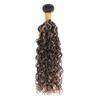 Ombre P1B/30 Highlight Bundles Human Hair Unprocessed Brazilian Virgin Human Hair Single Bundle Black Mixed With Brown 16 Inch Curly Wave Bundle Double Weft Hair Extension for Women 100g Total view 4