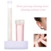 SHITOOMFE Ear Hole Cleaner, Disposable Piercing Hole Cleaner, 70PCS Piercing Floss with 15ml Cleaning Solution, Odor Removal Ear for Girls Women, Earring view 2