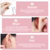SHITOOMFE Ear Hole Cleaner, Disposable Piercing Hole Cleaner, 70PCS Piercing Floss with 15ml Cleaning Solution, Odor Removal Ear for Girls Women, Earring view 3