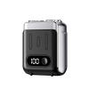 Mini Electric Shaver, Luggage Electric Shaver, Rechargeable Travel Razor, for Men, Portable Razor, Waterproof Facial Hair Removal, USB Rechargeable Long Lasting for Home (Upgraded Black) view 1