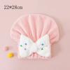 NSUQOA JSEIAJB Quickly Dry Hair Wrapped Towels Dry Hair Hat Bath Hats Portable Coral Fleece Shower Cap Bath Accessories(C) view 2