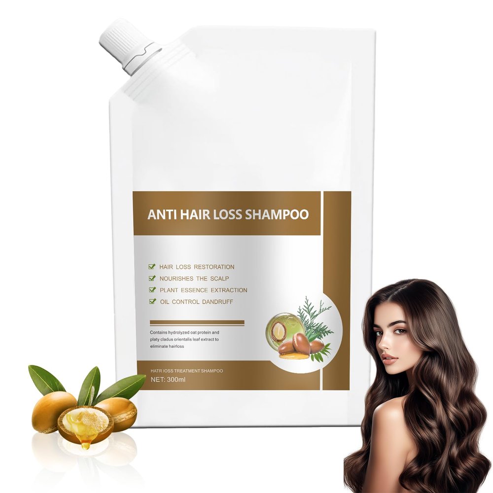 anti hair fall shampoo promote hair growth, Anti Hair Loss Shampoo for women, Nourishing & Moisturizing Formula for Thinning Hair, Supports Stronger & Fuller Looking Hair  300ml