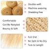 12A Blonde Bundles Human Hair 613 Bundle Unprocessed Brazilian Virgin Human Hair Curly Wave 3 Bundles 24 26 28 Inch Double Weft Weave Hair Extension for Women 300g Total view 4