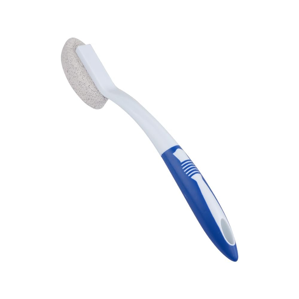 Long Handle Foot File with Pumice Stone,Ergonomic Foot Callus Dead Skin Remover Home Shower Pedicure Care Tool
