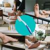 Long Handle Foot File with Pumice Stone,Ergonomic Foot Callus Dead Skin Remover Home Shower Pedicure Care Tool view 2