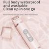 Shaver for Women, Razor, 2 in 1 Painless Bikini Hair Trimmer, 2-in-1 Dual-Head Cordless Electric Shaver for Women, Wet and Dry Efficient Cleaning for Legs, Arms, Underarms (Pink) view 2