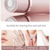 Shaver for Women, Razor, 2 in 1 Painless Bikini Hair Trimmer, 2-in-1 Dual-Head Cordless Electric Shaver for Women, Wet and Dry Efficient Cleaning for Legs, Arms, Underarms (Pink) view 4