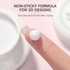 GAOY 60g 3D Sculpting Gel for Nails Carving Modeling and Extension, White view 3