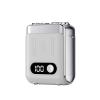 Mini Electric Shaver, Luggage Electric Shaver, Rechargeable Travel Razor, for Men, Portable Razor, Waterproof Facial Hair Removal, USB Rechargeable Long Lasting for Home (Upgraded Silver) view 1
