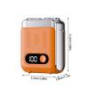 Mini Electric Shaver, Luggage Electric Shaver, Rechargeable Travel Razor, for Men, Portable Razor, Waterproof Facial Hair Removal, USB Rechargeable Long Lasting for Home (Upgraded Silver) view 4