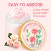 puresoak bath Rose Body Butter, Natural Body Butter for Men Women Smell Good, Rose Scented Shea Butter Body Cream, Body Moisturizer for Dry Skin 6.8 floz view 3