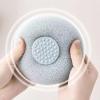 2 Pcs Soft Sunflower Suction Cup Bath Ball, Ultra Soft Bath Sponge Cleaning Brush, Suction Cup Bath Ball with Finger Rings,Exfoliating Shower Loofah Sponges (Beige-Style-1) view 3