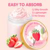 puresoak bath Strawberry Body Butter, Natural Body Butter for Men Women Smell Good, Strawberry Scented Shea Butter Body Cream, Body Moisturizer for Dry Skin 6.8 floz view 3