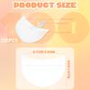 100 Pcs Eyeshadow Shields, Eyeshadow Makeup Tape Professional Stencil Patches Lint-Free Gel Under Eye Pads, Half-Moon Shape for Eyelash Extensions, Eyeliner, Lip Tinting Makeup, Prevents Residue view 4