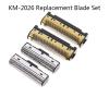 4PCS/Set Replacement Blade,Compatible for KemeiKm-2026/1102 Hair Trimmer Clipper Barber Cutting Knife Head Beard Shaving Parts(KM-2026) view 3