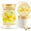 puresoak bath Vanilla Body Butter, Vanilla Scented Body Care, Natural Shea Body Butter for Skin, Body Care for Deep Moisturizing and Hydrating view 1