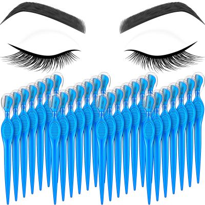 Mudder 28 Pcs Eyebrow Razor Knife Shaver Trimmer Shaver Multipurpose Exfoliating Tool Facial Hair Removal for Women Valentine Gift Giving(Blue)