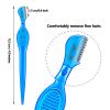 Mudder 28 Pcs Eyebrow Razor Knife Shaver Trimmer Shaver Multipurpose Exfoliating Tool Facial Hair Removal for Women Valentine Gift Giving(Blue) view 2