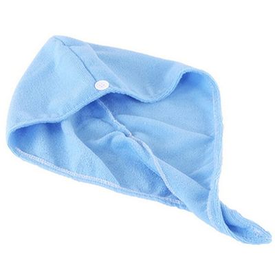 NSUQOA JSEIAJB Bathroom Women Quick-Drying Thicker Fabric Bath Towel Hair Dry Cap Towel Wrap Hat Makeup Bathing Tool(Black)