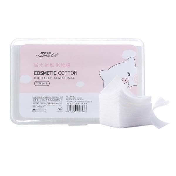 3x 1000 Sheets Disposable Makeup Remover Pads Facial Cleansing Wipes Nonwoven Soft Delicate Thin Design