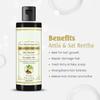 Amla & Sat Reetha Organic Shampoo Hairfall Control for Women & Men - Anti Dandruff, Natural Formula - Paraben & Sulfate Free - Unisex Haircare 210 ml (Pack of 1) view 4