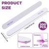 200 Pcs Nail Files, 100/180 Grit Double Sided Emery Boards, Reusable Washable Nail Files for Acrylic Natural Gel Nails, Professional Manicure Pedicure Tools for Home Salon view 2