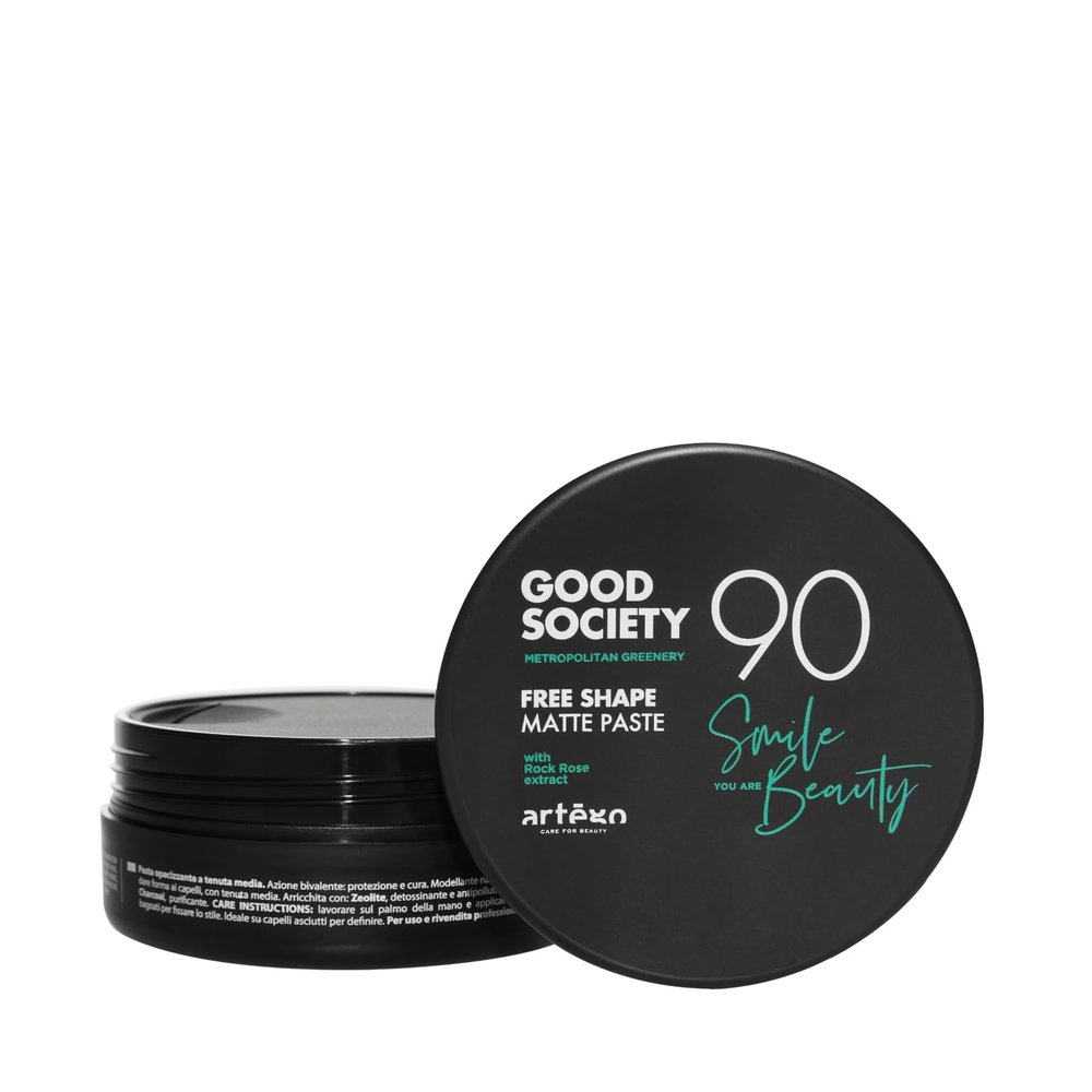 Artgo Good Society Free Shape Matte Paste (3.4 oz)  Hair Styling Paste for Flexible Texture & Shape