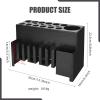 FashionCha Barber Cutter Holder Desktop Hair Tool Organizer Wall Mounted Cutter Storage Rack Shear Holder for Home Hairartist Beauty view 2