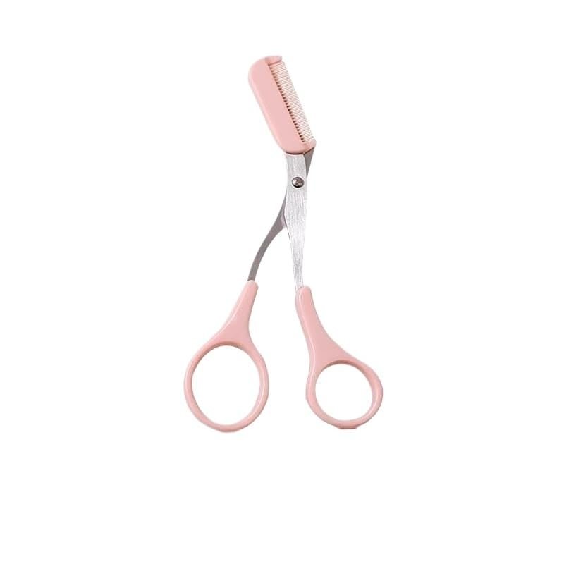 2025 Eyebrow Trimmer for WomenEyebrow Trimmer ScissorCurved Eye Brow Razor2 in 1 Eyebrow Scissors with CombPrecision Eyebrow Cutter Eyebrow Scissors Tool for Men Women(3Pcs)