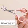 2025 Eyebrow Trimmer for WomenEyebrow Trimmer ScissorCurved Eye Brow Razor2 in 1 Eyebrow Scissors with CombPrecision Eyebrow Cutter Eyebrow Scissors Tool for Men Women(3Pcs) view 4