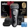 Braun Series 9 PRO+ Electric Shaver, Wet & Dry Razor, Pro SensoAdapt, 6in1 SmartCare Center, 9697CC, Silver view 1