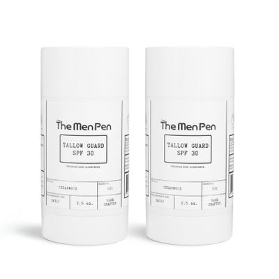 The Men Pen | Tallow Guard SPF 30 Sunscreen Stick (2 Pack)