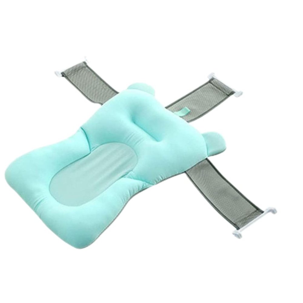 Baby Bath Pillow Newborn Baby Non-Slip Bath Pillow Boys Girls Unisex for 0-12 Months Blue Blue, Bathing