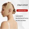 Bderkz Double Chin Strap for Women Soft Comfortable V Line Lifting, Face Toning Belt Lipo Compression for Day and Night Use(X-Small) view 3