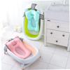 Baby Bath Pillow Newborn Baby Non-Slip Bath Pillow Boys Girls Unisex for 0-12 Months Blue Style 2, Bathing view 3