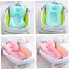 Baby Bath Pillow Newborn Baby Non-Slip Bath Pillow Boys Girls Unisex for 0-12 Months Blue Style 2, Bathing view 4