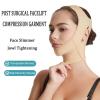 Bderkz After Liposuction Surgery Neck and Chin Compression Garment Wrap Facelift V-Shaped Face Slimmer Strap Bandage(Medium) view 2