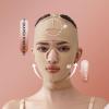 Bderkz Womens Full Face Lift Strap Post Surgery Facelift Compression Neck and Chin Coverage Bandage Wrap Enhances Recovery(XX-Large) view 3