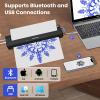 2026 New Tattoo Stencil Printer Machine for Tattoo Artists&Beginners,with 10 pcs Tattoo Transfer Paper and Folded Paper,Compatible with Phone/Pc,Thermal Portable Bluetooth Inkless Wireless Printer view 4
